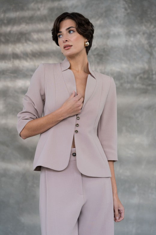 Champagne Tailored Blazer