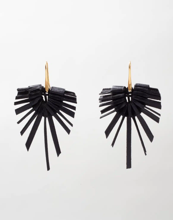 Kite Earrings- Black