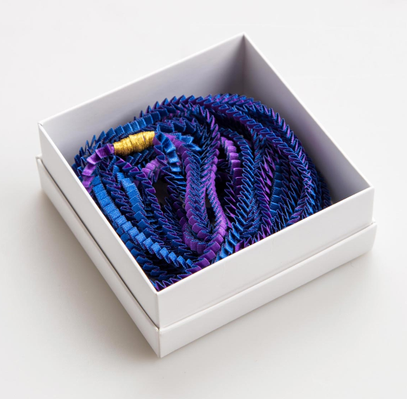 Pleated necklace- KL21