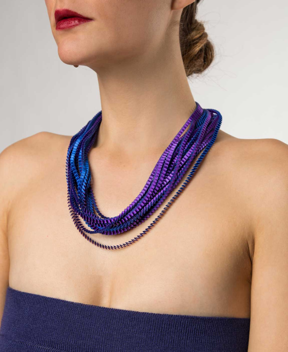 Pleated necklace- KL21