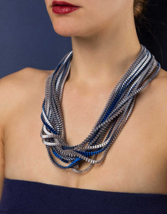 Pleated Necklace-KL109