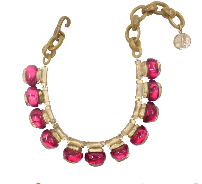 Oval Cabochon Necklace