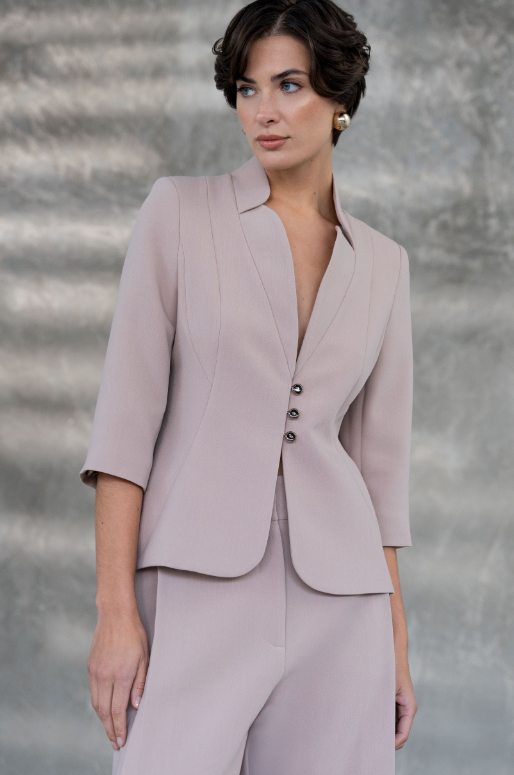 Champagne Tailored Blazer