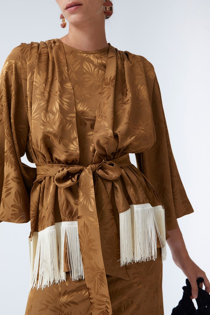 Wide Sleeve Top- Co-Ord