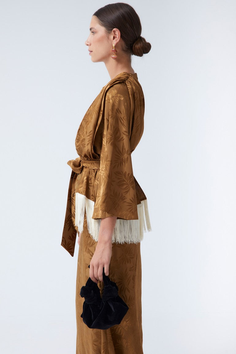 Wide Sleeve Top- Co-Ord