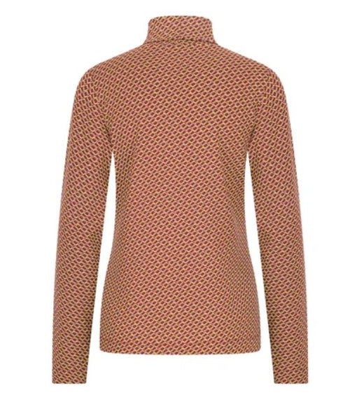 Print Polo Neck
