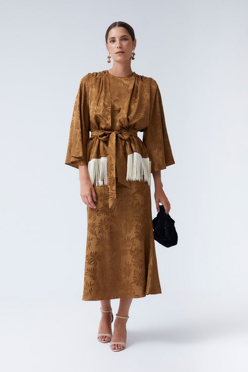 Wide Sleeve Top- Co-Ord